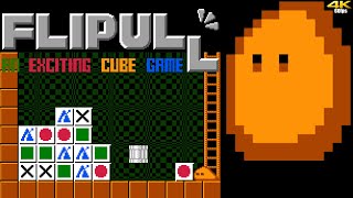Flipull (FC · Famicom) video game port | full game completion session for Advanced Mode 🎮