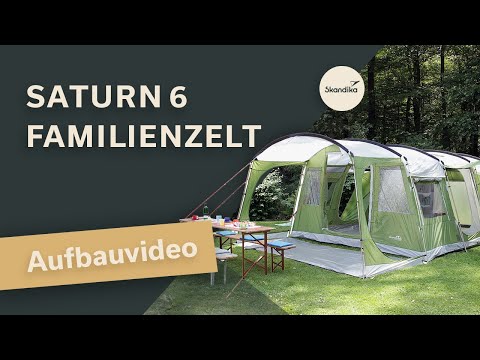 Skandika Saturn 6 Familienzelt | Aufbau Video | Schritt für Schritt Anleitung