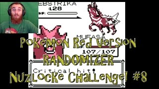 The Hardest Gym Battle Ever! Pokemon Red Version RANDOMIZER Nuzlocke Challenge! #8