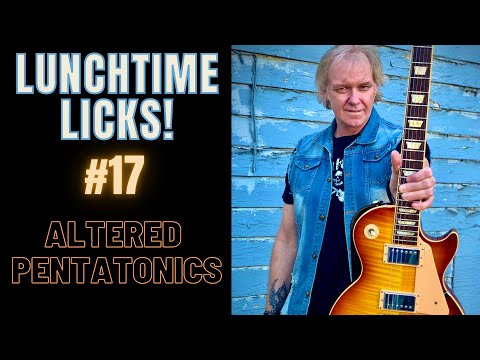 Jeff Marshall's LUNCHTIME LICKS #17 - Altered Pentatonics - Guitar Lesson