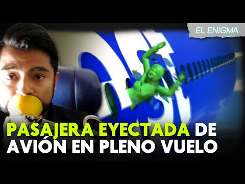 Explotó un avión y pasajera es eyectada de él en pleno vuelo