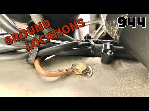Porsche 944 – Electrical Ground Connection Locations & Issues Tutorial