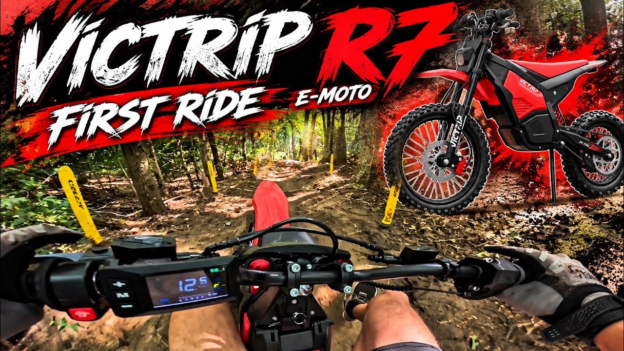 Dirt Bike Guy Tries an E-Moto… | VICTRIP R7 First Ride