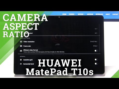 How to Change Aspect Ratio in HUAWEI MatePad T10s – Manage Ratio Settings