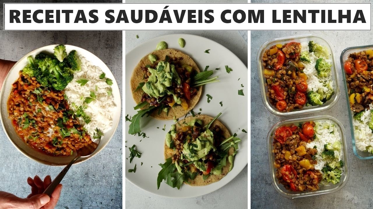 Prepare almoços/jantares incríveis (sem carne) com lentilhas /saudáveis e simples