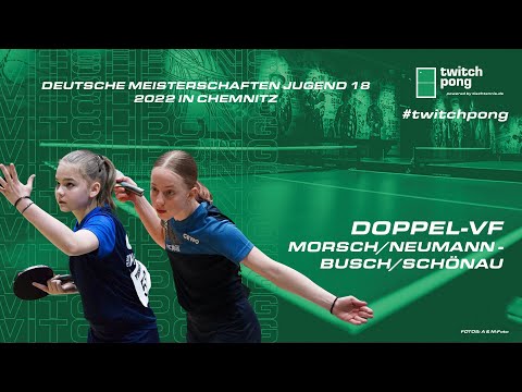 Morsch/Neumann - Schönau/Busch I Doppel-Viertelfinale Deutsche Meisterschaften U18 2022
