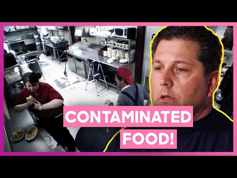 Server Rubs Customer's Food On Her Chest! | Mystery Diners
