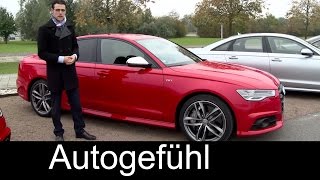 2015/2016 Audi S6 & Audi A6 Facelift test drive REVIEW sedan & Avant - Autogefühl