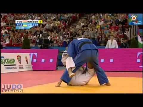 Judo European Championships Teams 2013: Men Bronze HUN - UKR: [-90kg] FOGASY - NHABALI