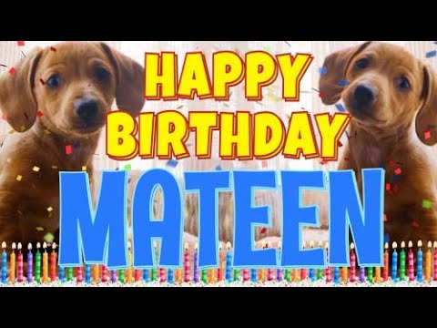 Happy Birthday Mateen! ( Funny Talking Dogs ) What Is Free On My Birthday