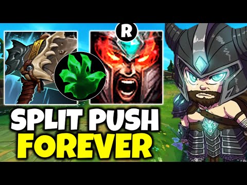 THIS TRYNDAMERE SPLIT PUSH IS BASICALLY UNSTOPPABLE... (SLOWLY 1V5 THE GAME)