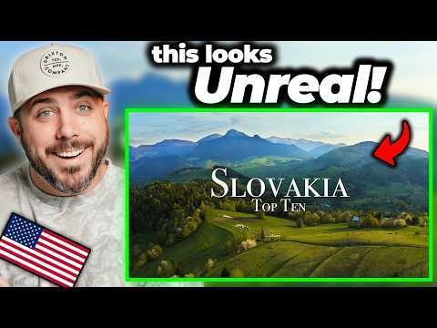 American Reacts to Top 10 Places to Visit in Slovakia 🇸🇰