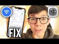 How To Fix IPhone Not Connecting To WiFi Full Guide