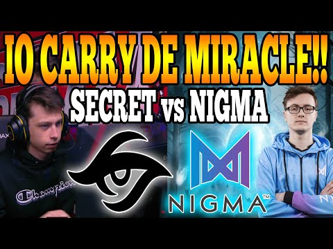 IO CARRY de MIRACLE!! SECRET vs NIGMA [BO2] ESL ONE LOS ANGELES 2020 DOTA 2