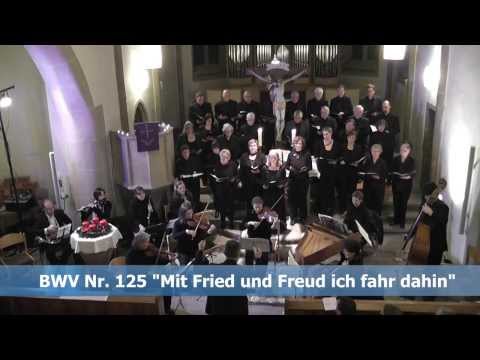 Johann Sebastian Bach    Kantate Nr  125 - Mit Fried und freud ich fahr dahin - 01 Choral