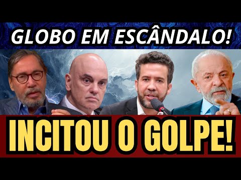 PEDIDO DE PRISÃO JÁ! MERVAL INCITA GOLPE AO VIVO! GLOBO ENVOLVIDA COM MASTER ATÉ A GOELA!