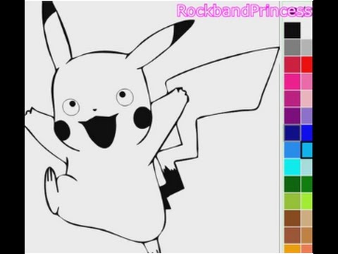Coloring Pages Free Printable Pikachu
