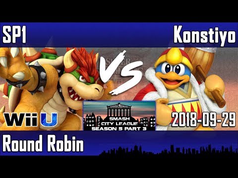 SCLS5P3 -RR- SP1 (Bowser) vs Konstiyo (Peach, King Dedede) - Smash 4