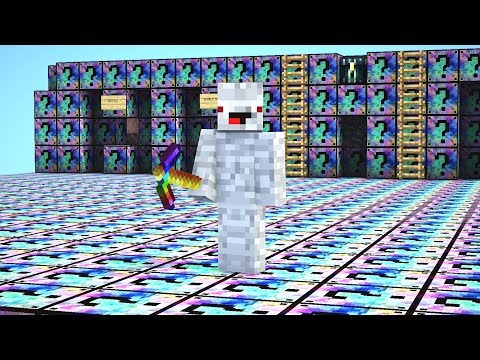 die ganze Base besteht aus Mixed Lucky Blöcken.. Minecraft LUCKY BLOCK BEDWARS