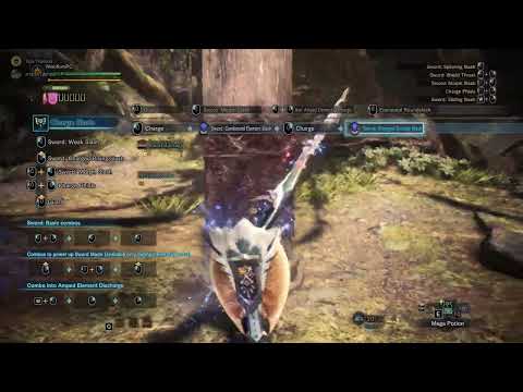 Monster Hunter World : Charge Blade (beginner combo : PC default keybind)
