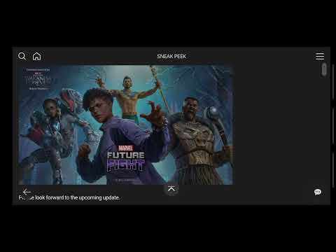 BLACK PANTHER Update Key Art MARVEL Future Fight