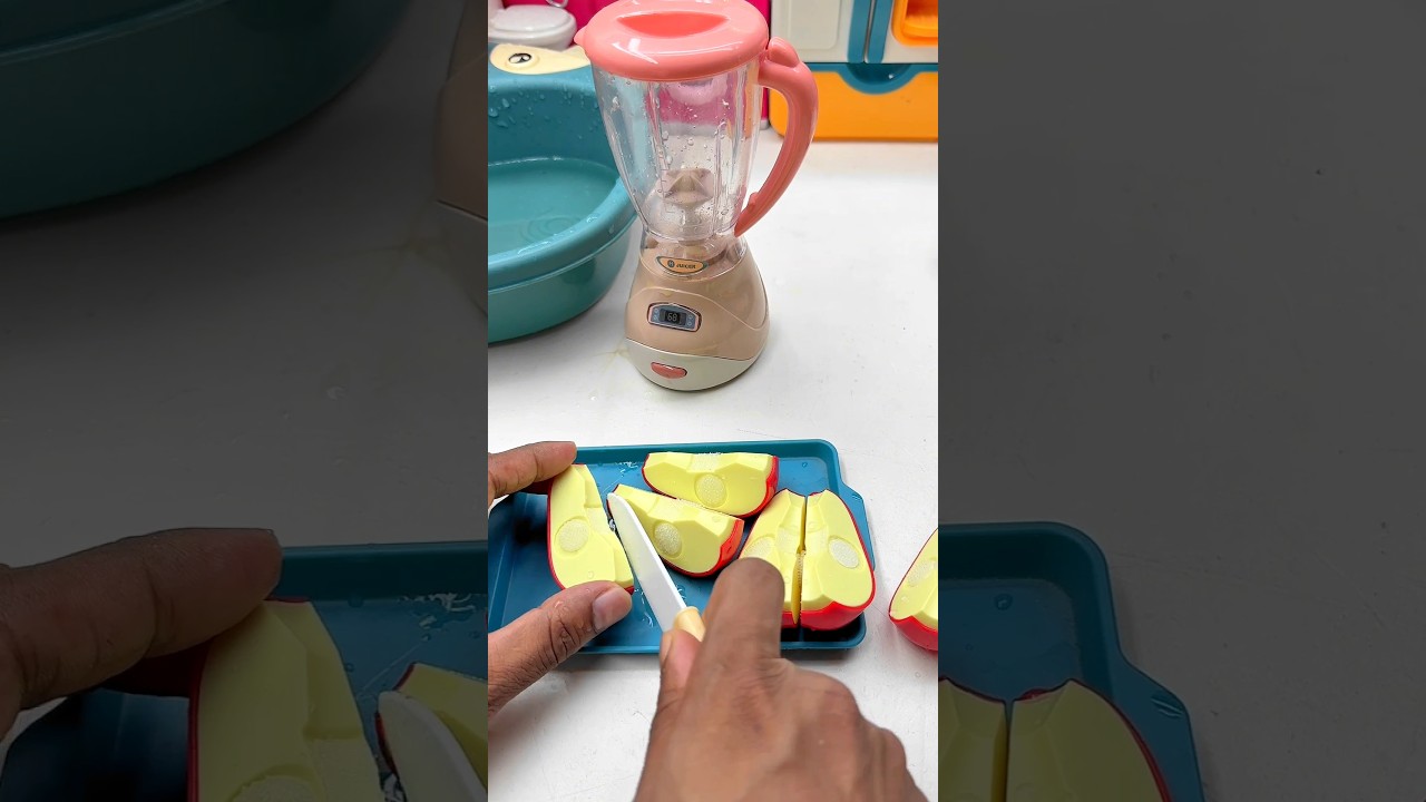 Satisfying With Unboxing Apple Blender Set Toys, ASMR Video #shorts