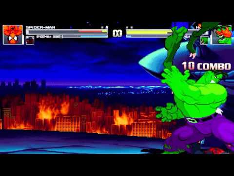 AN Mugen Request #270: Spider-Man & Spider-Man 2099 VS Hulk & Hulk 2099