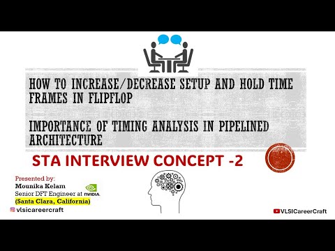 STA Lecture 2: How to increase/decrease #setup  and #hold time frames in #FlipFlop ?