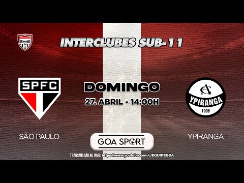 SUB-11/ SÃO PAULO X YPIRANGA - 6ªRODADA - INTERCLUBES MENORES 2025