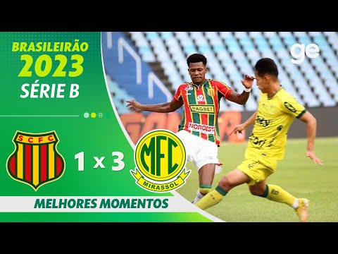 Gols e lances de Sampaio Corrêa x Mirassol