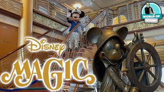 Our Sailing Adventure on THE DISNEY MAGIC | Sail Away, Full Ship Tour & Lumiere's Restaurant