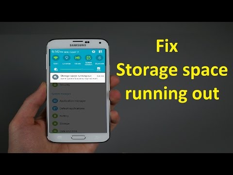 storage space running out some system functions may not work!! - Howtosolveit