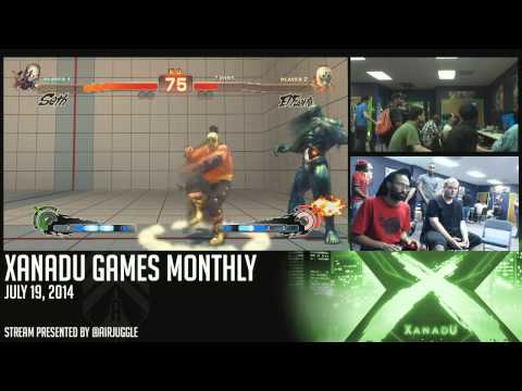 Xanadu Games Monthly 7/19/2014 - USF4 - AJ | Rob G (Seth) VS. Skisonic (El Fuerte)