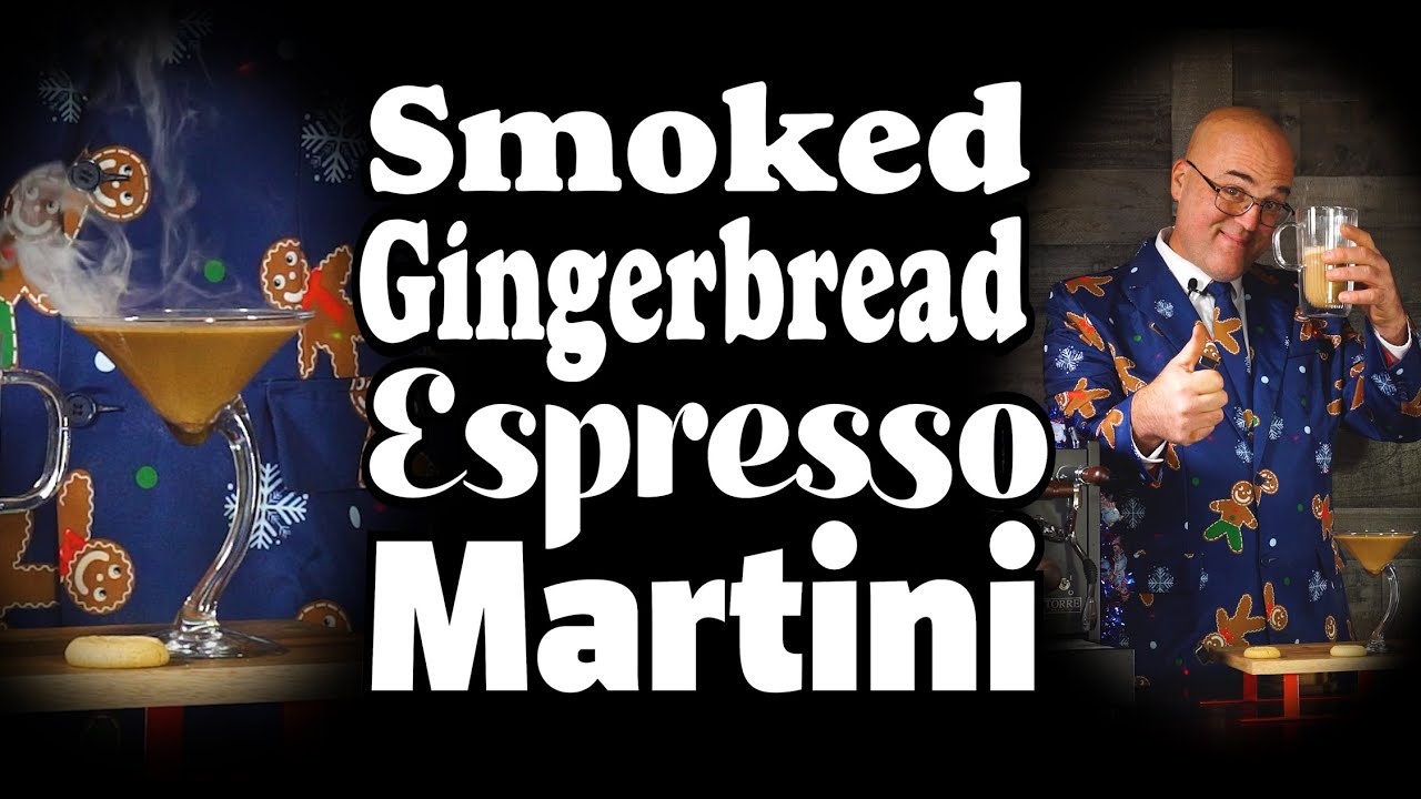 Smoked Gingerbread Espresso Martini
