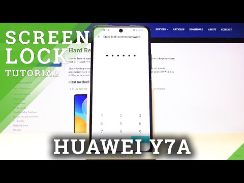 How to Remove Screen Lock in HUAWEI Y7A – Change Password