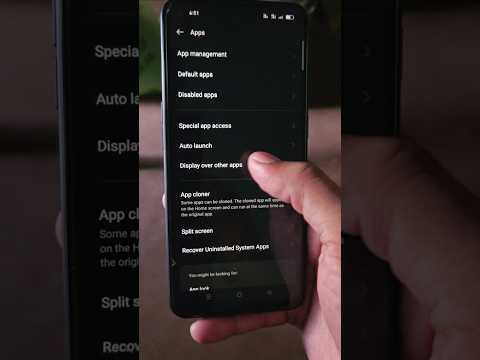 Display over other apps in oppo #shorts