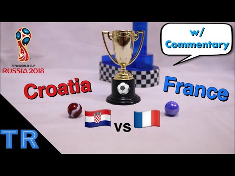 World Cup 2018 Final Marble Race: France vs Croatia | Premier Marble Racing