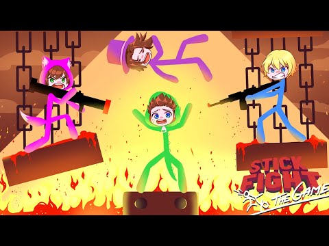 WIR KÄMPFEN ALS STRICHMÄNNCHEN! | Stick Fight mit Zombey, Maudado und Fufu