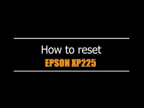 Tutorial Reset Epson XP-225 — step by step waste ink counter reset