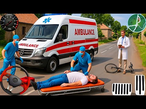 Ambulance City Rescue Simulator 3D Game - 911 US Emergency Ambulance Driving 3D - Android Gameplay