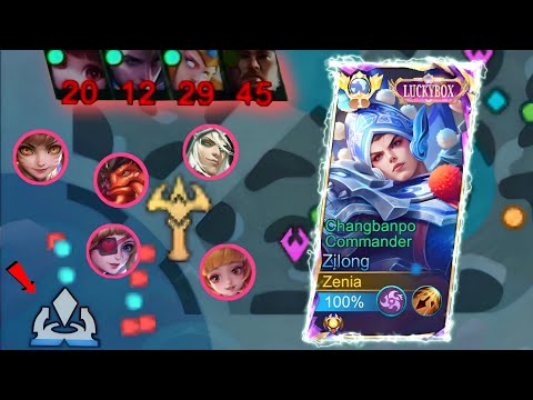 ZILONG INSANE EPIC COMEBACK! DOMINATES 1v5 SOLO RANK!!!