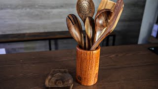 These won't scratch your non stick pans - Simple wood Utensils