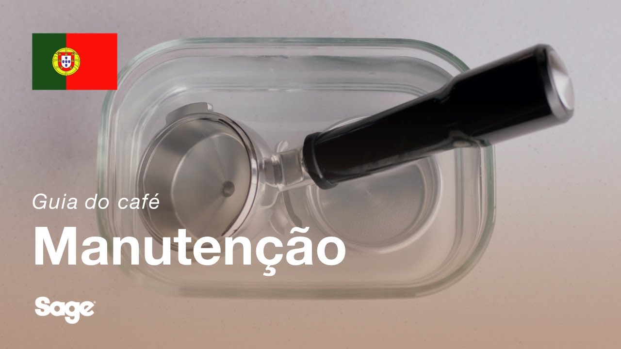 Como limpar o manípulo de café e o cesto do filtro