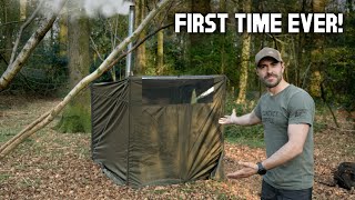 First Time Camping in the 'Cube' Tent from Finland