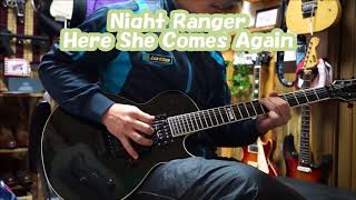 Night Ranger-Here She Comes Again-solo cover