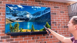 Waanzinnige buiten-tv-installatie! - Sylvox 55" Pool Pro review