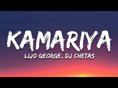 Darshan Raval, Lijo George, Dj Chetas - Kamariya (Lyrics)