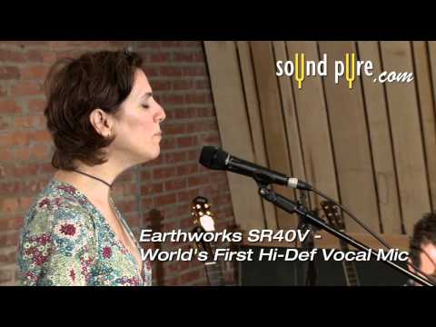 Earthworks SR40V - Vocal Microphone Demonstration