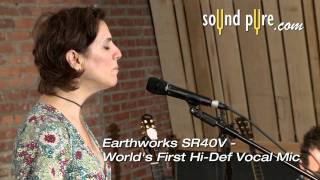 Video thumbnail for Earthworks SR40V - Vocal Microphone Demonstration by soundpurestudios