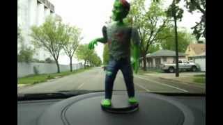 Dashboard Zombie Dancing to The Cramps